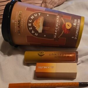 Hazelnut Macchiato Lip Gloss Set - Brown and Orange